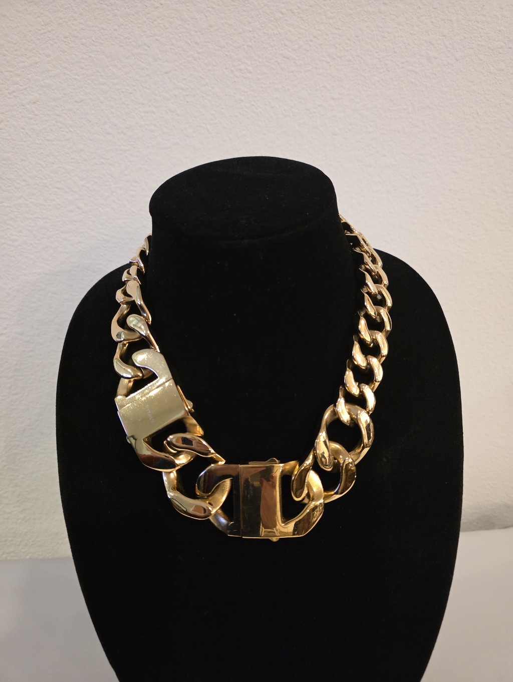 Vitaly Fuse Unisex Statement Goldstone Chocker Necklace 20" New — image 4 of 6